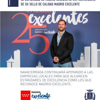 Participa en la III edición de los Premios Madrid Excelente